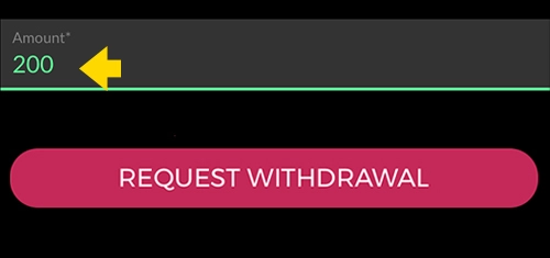 Slots.lv withdrawal amount entry